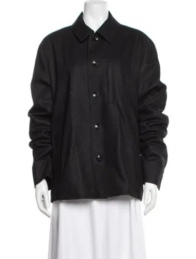 Pre-owned Bogner Virgin Wool Jacket In Gray