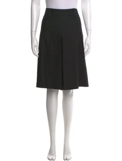 Pre-owned Bogner Virgin Wool Knee-length Shorts In Black