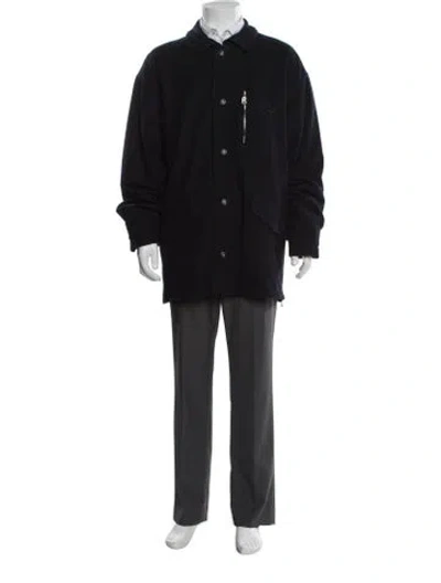 Pre-owned Bogner Virgin Wool Parka In Blue