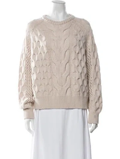 Pre-owned Bogner Virgin Wool Patterned Sweater In Neutrals