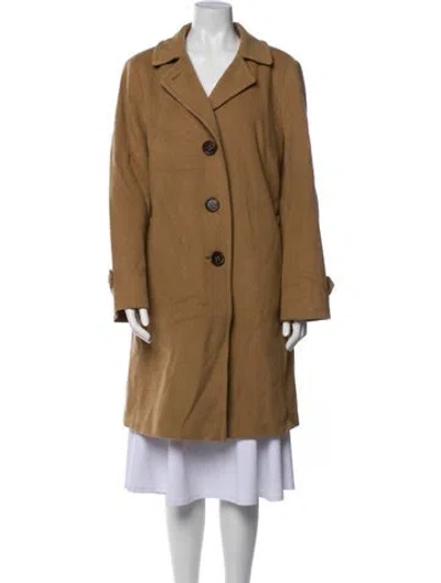 Pre-owned Bogner Virgin Wool Peacoat In Neutral