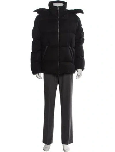 Pre-owned Bogner Virgin Wool Puffer Coat In Gray