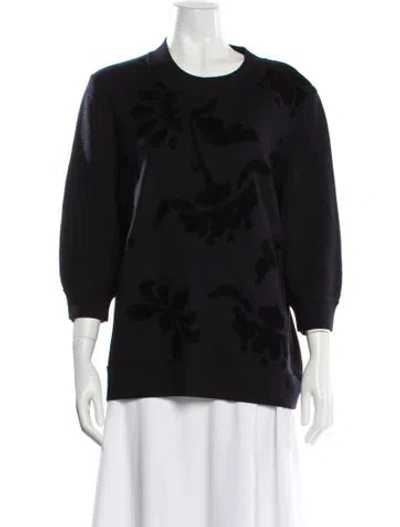 Pre-owned Bogner Virgin Wool Scoop Neck Sweater In Black