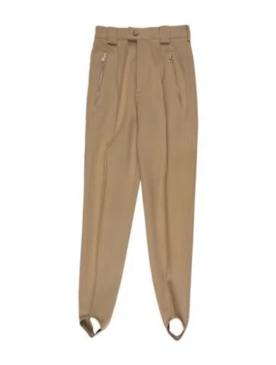 Pre-owned Bogner Virgin Wool Skinny Leg Pants In Neutral