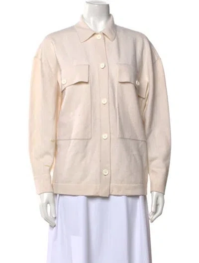 Pre-owned Bogner Virgin Wool Sweater In Neutral
