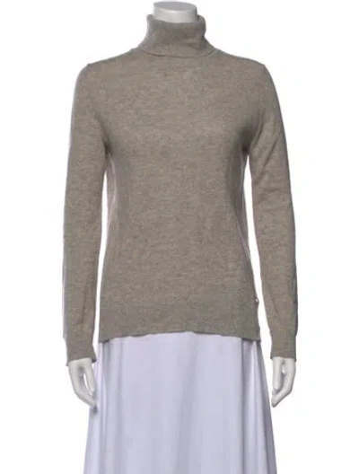 Pre-owned Bogner Virgin Wool Turtleneck Sweater In Grey