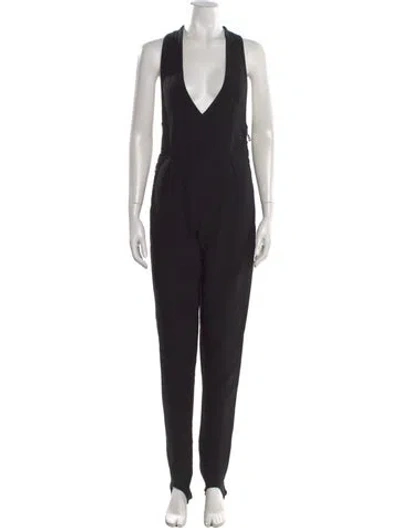 Pre-owned Bogner V-neck Jumpsuit In Black