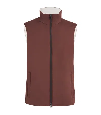 Bogner Water-repellent Conner Gilet In Brown