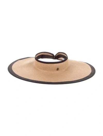 Pre-owned Bogner Wide Brim Straw Sun Hat W/tags