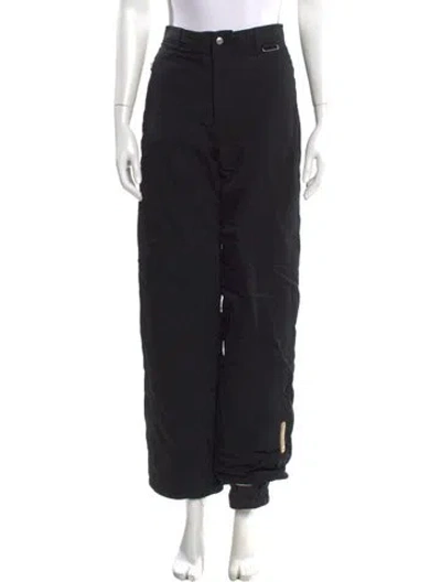 Pre-owned Bogner Wide Leg Pants In Black