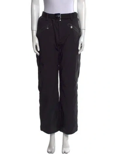 Pre-owned Bogner Wide Leg Pants In Black