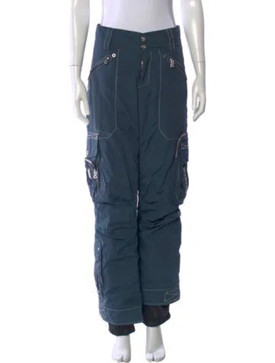 Pre-owned Bogner Wide Leg Pants In Blue