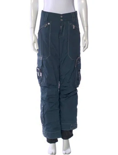 Pre-owned Bogner Wide Leg Pants In Blue