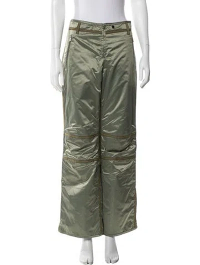 Pre-owned Bogner Wide Leg Pants In Green