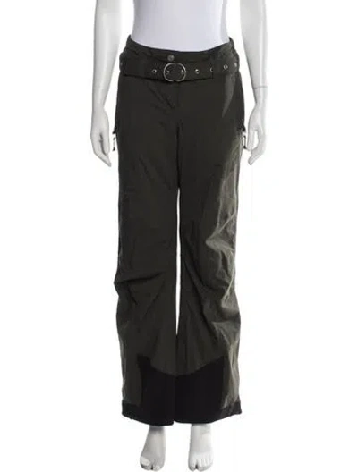 Pre-owned Bogner Wide Leg Pants In Green