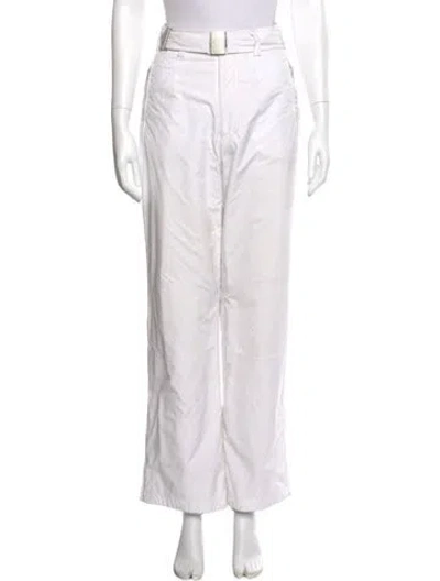Pre-owned Bogner Wide Leg Pants In White
