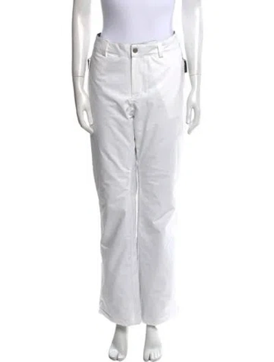 Pre-owned Bogner Wide Leg Pants In White