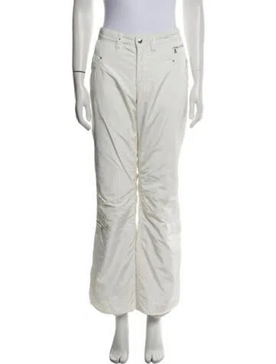 Pre-owned Bogner Wide Leg Pants In White