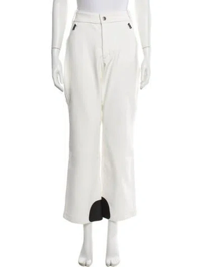 Pre-owned Bogner Wide Leg Pants In White
