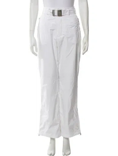 Pre-owned Bogner Wide Leg Pants In White