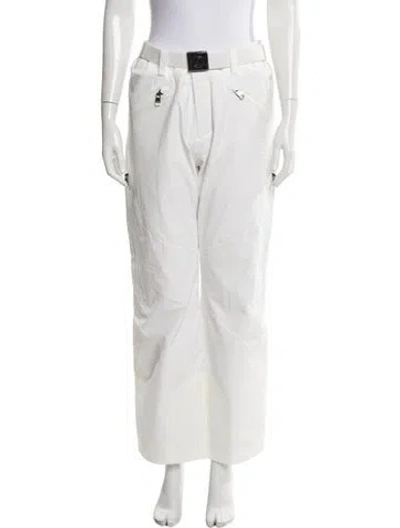 Pre-owned Bogner Wide Leg Pants In White