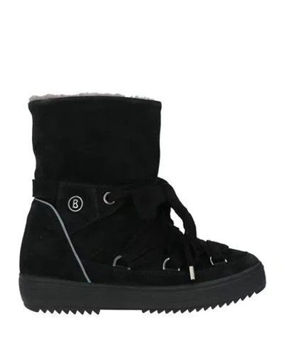 Bogner Woman Ankle Boots Black Size 11 Leather