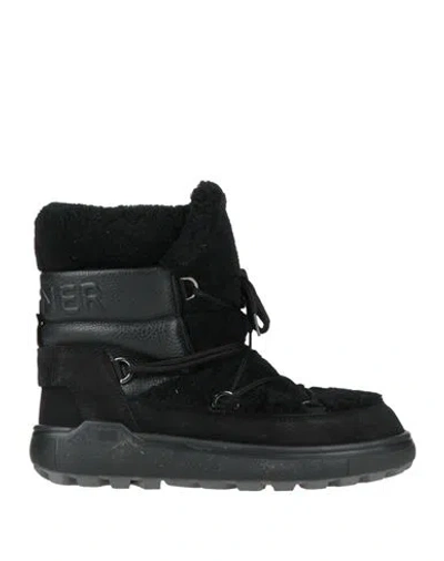 Bogner Woman Ankle Boots Black Size 8 Leather