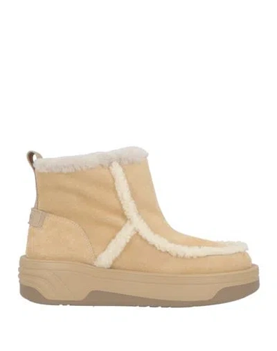Bogner Woman Ankle Boots Sand Size 8 Leather