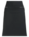 Bogner Woman Midi Skirt Black Size 16 Polyester, Virgin Wool, Elastane