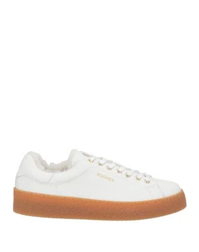 Bogner Woman Sneakers White Size 9 Leather