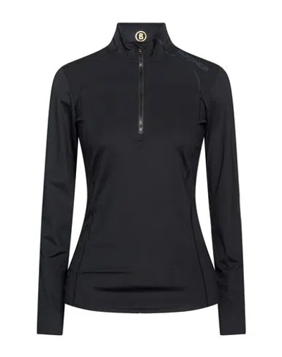 Bogner Woman T-shirt Black Size 4 Polyamide, Elastane