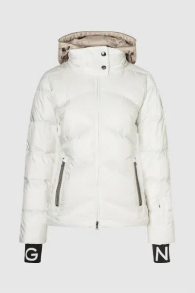 Bogner Women's Callie-d Down Jacket In Off White