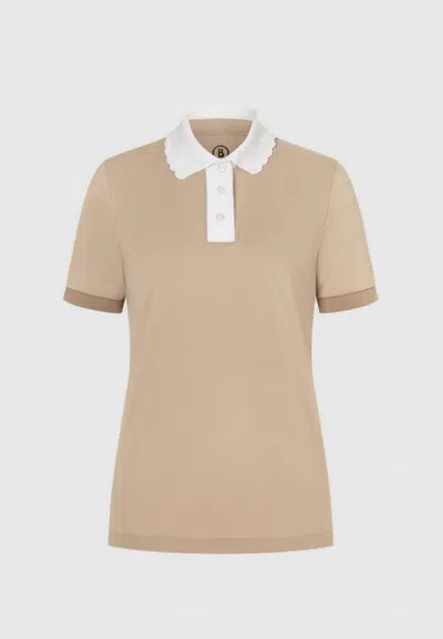 Bogner Women's Carole Polo In Tan In Multi