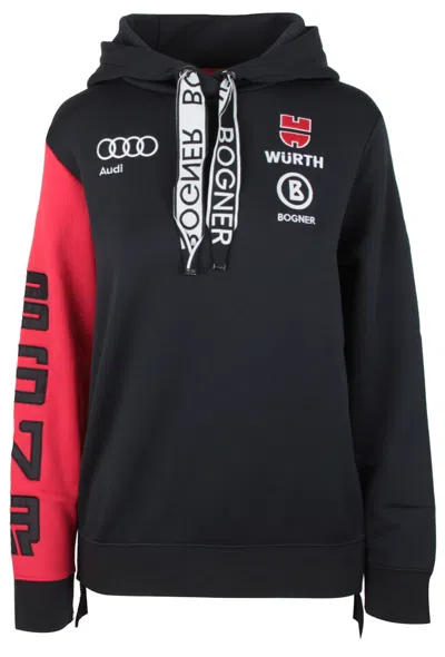 Pre-owned Bogner Women's Dsv Team Germany Hoodie Jumper Jumper Sweatshirt Size Eu 38 Us M In Black