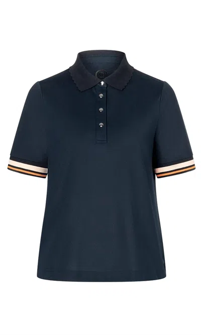 Bogner Women's Kean Polo In Navy/orange In Multi