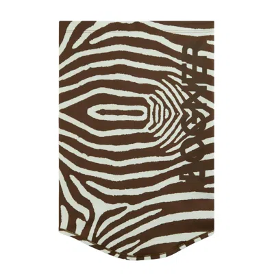 Bogner Women's Loop Tubular Scarf In Brown/off-white