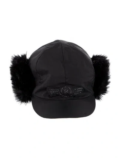 Pre-owned Bogner Womens' Polyester Winter Hat In Black