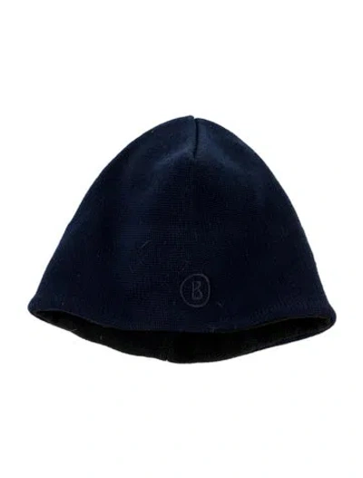 Pre-owned Bogner Wool Blend Beanie In Blue