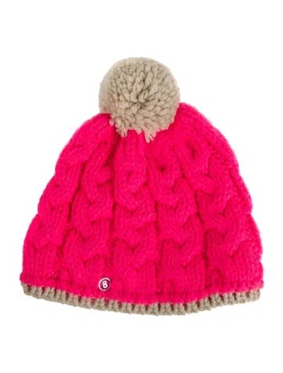 Pre-owned Bogner Wool Blend Knit Beanie In Multi