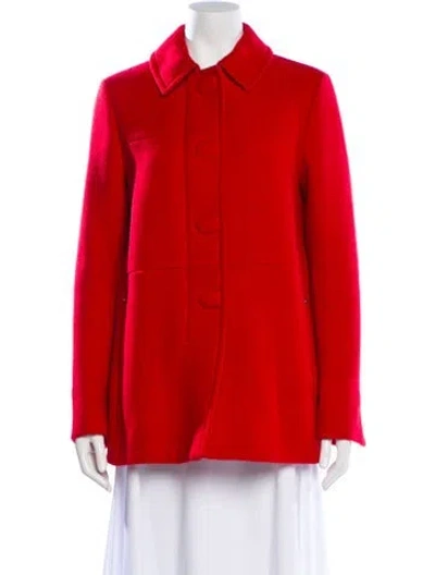 Pre-owned Bogner Wool Coat In Red