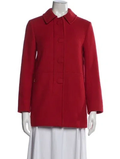 Pre-owned Bogner Wool Coat In Red