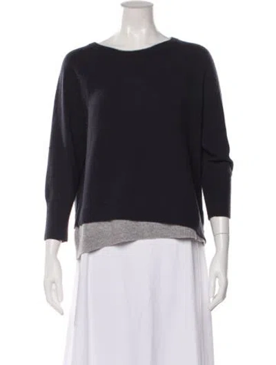Pre-owned Bogner Wool Crew Neck Sweater In Gray
