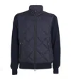 Bogner Wool-down Zisco Hybrid Jacket In Blue