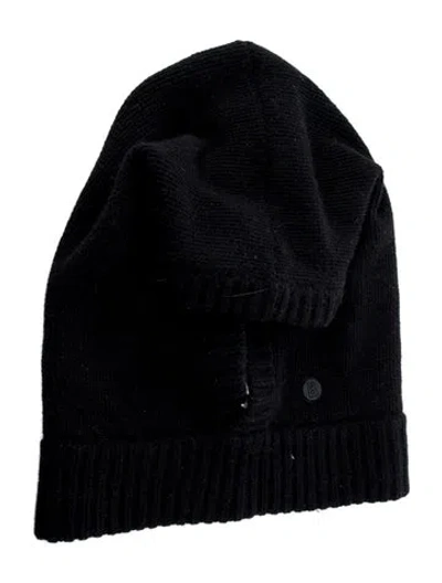 Pre-owned Bogner Wool Hood In Black