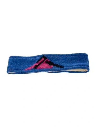 Pre-owned Bogner Wool Patterned Headband In Multi