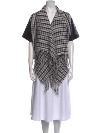 Pre-owned Bogner Wool Plaid Print Sweater In Multi