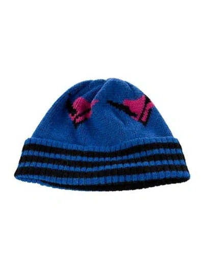 Pre-owned Bogner Wool Printed Beanie In Multi
