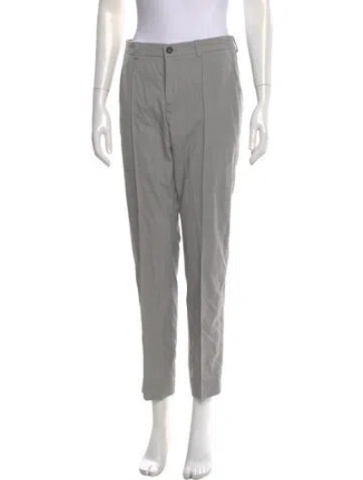 Pre-owned Bogner Wool Straight Leg Pants In Gray