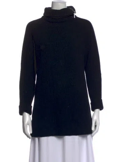 Pre-owned Bogner Wool Turtleneck Sweater In Black