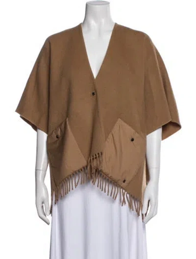 Pre-owned Bogner Wool V-neck Sweater In Brown